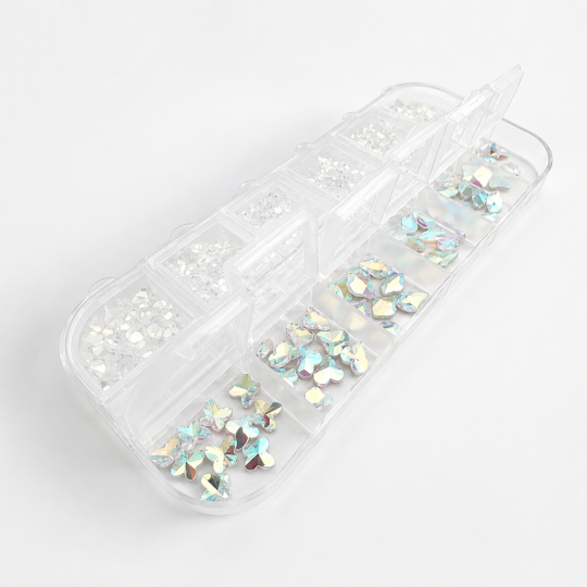 White Green Glow Crystals