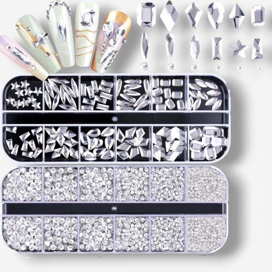 Strass Silver Crystals